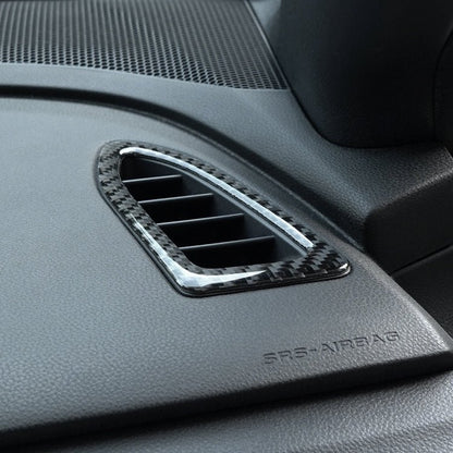 JDMuscle [22 - 26 WRX] P&S Series Carbon Fiber Dash AC Trim 2 PC | Black Carbon Fiber/ Red Carbon Fiber - JDMuscleTrim KitsJDM-WRX22-108BBlack Carbon FIiber