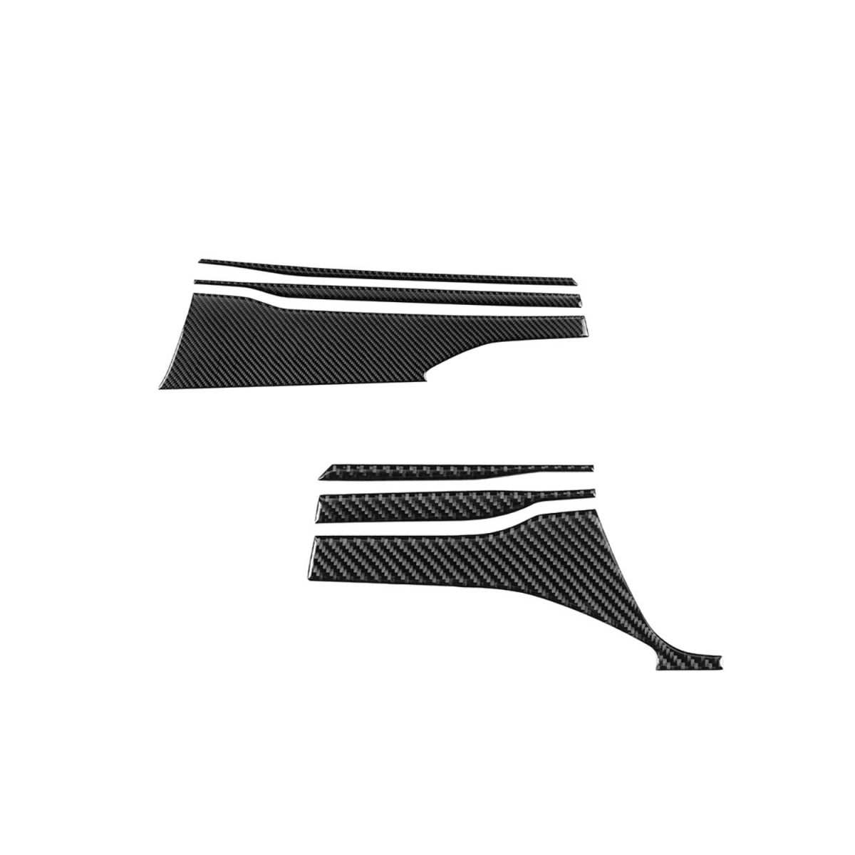 JDMuscle [22 - 26 WRX] P&S Series Carbon Fiber Dash Trim Covers 6 PC | Black Carbon Fiber/ Red Carbon Fiber - JDMuscleTrim KitsJDM-WRX22-132+133BBlack Carbon FIiber