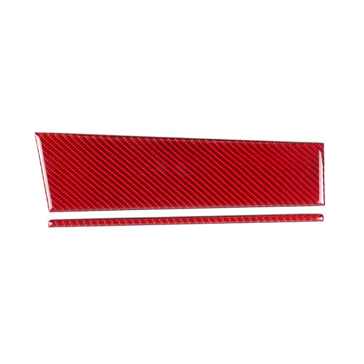 JDMuscle [22 - 26 WRX] P&S Series Carbon Fiber Driver & Passenger Dash Trim Covers 4 PC | Black Carbon Fiber/ Red Carbon Fiber - JDMuscleTrim KitsJDM-WRX22-103&104BBlack Carbon FIiber