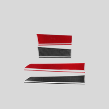 JDMuscle [22 - 26 WRX] P&S Series Carbon Fiber Driver & Passenger Dash Trim Covers 4 PC | Black Carbon Fiber/ Red Carbon Fiber - JDMuscleTrim KitsJDM-WRX22-103&104BBlack Carbon FIiber