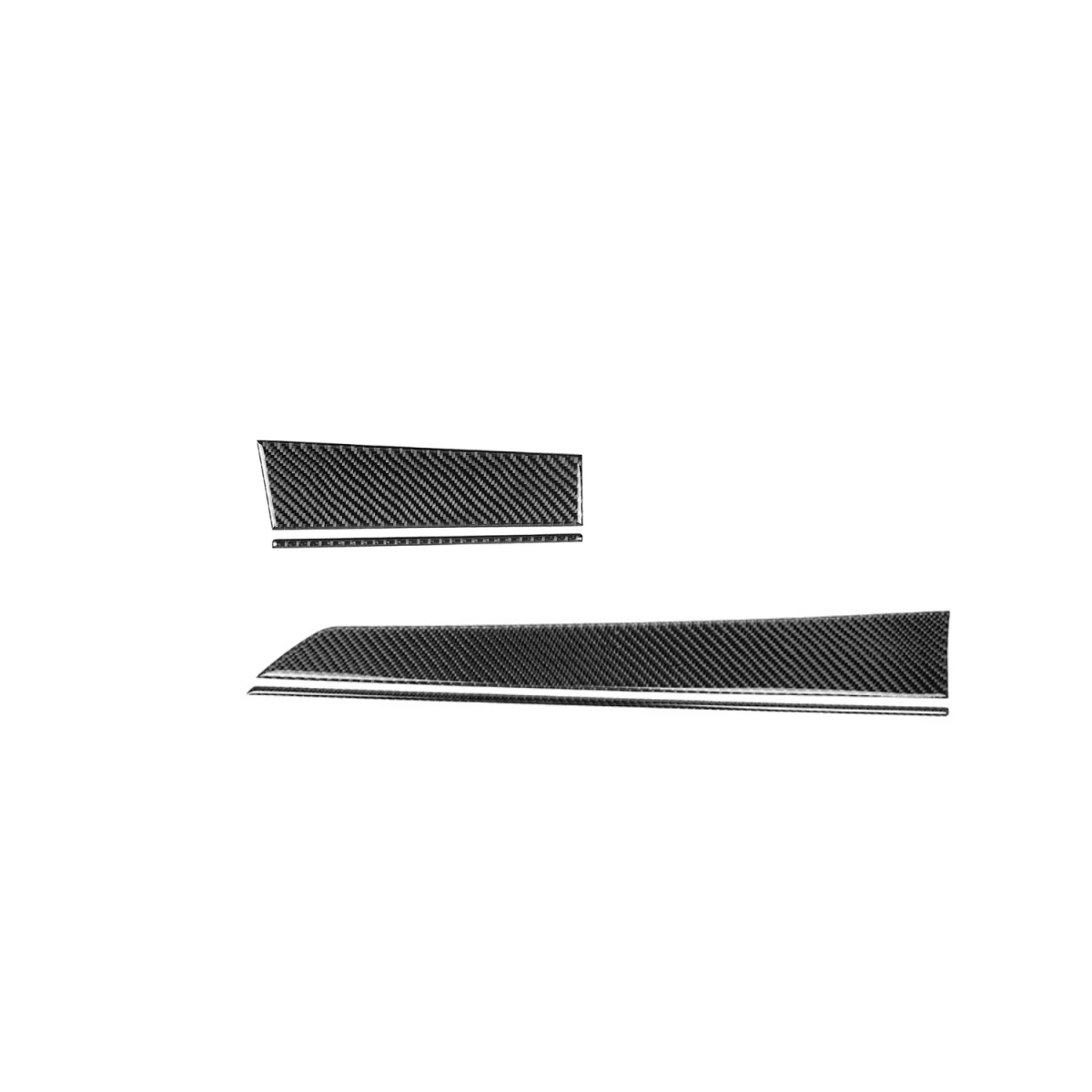 JDMuscle [22 - 26 WRX] P&S Series Carbon Fiber Driver & Passenger Dash Trim Covers 4 PC | Black Carbon Fiber/ Red Carbon Fiber - JDMuscleTrim KitsJDM-WRX22-103&104BBlack Carbon FIiber