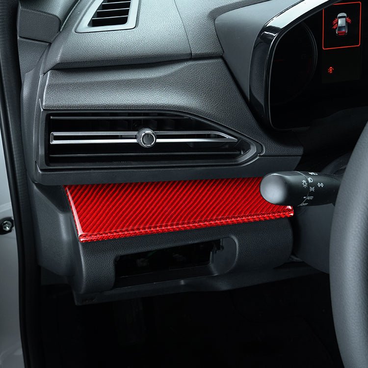 JDMuscle [22 - 26 WRX] P&S Series Carbon Fiber Driver & Passenger Dash Trim Covers 4 PC | Black Carbon Fiber/ Red Carbon Fiber - JDMuscleTrim KitsJDM-WRX22-103&104BBlack Carbon FIiber