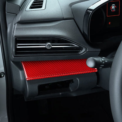 JDMuscle [22 - 26 WRX] P&S Series Carbon Fiber Driver & Passenger Dash Trim Covers 4 PC | Black Carbon Fiber/ Red Carbon Fiber - JDMuscleTrim KitsJDM-WRX22-103&104BBlack Carbon FIiber