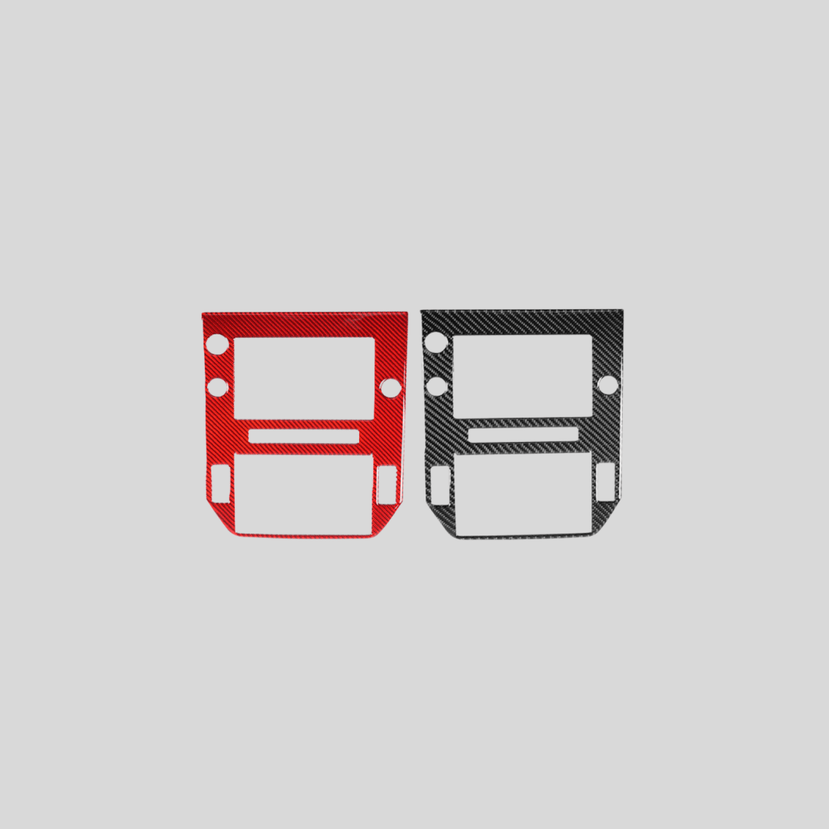 JDMuscle [22 - 26 WRX] P&S Series Carbon Fiber Infotainment Screen Trim Cover | Black Carbon Fiber/ Red Carbon Fiber - JDMuscleTrim KitsJDM-WRX22-114BBlack Carbon FIiber