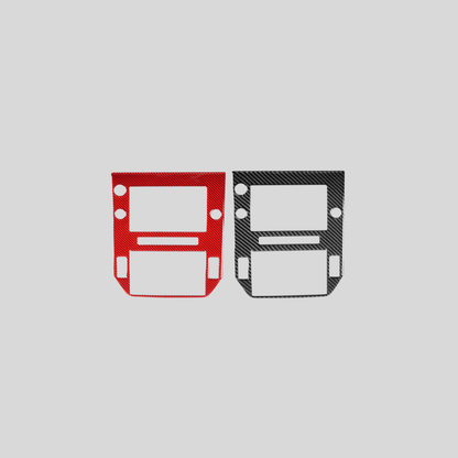 JDMuscle [22 - 26 WRX] P&S Series Carbon Fiber Infotainment Screen Trim Cover | Black Carbon Fiber/ Red Carbon Fiber - JDMuscleTrim KitsJDM-WRX22-114BBlack Carbon FIiber