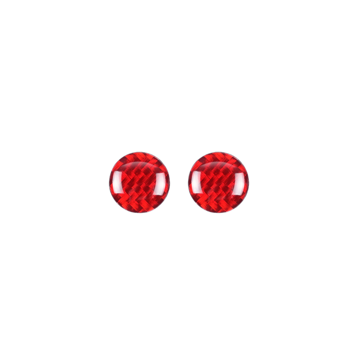 JDMuscle [22 - 26 WRX] P&S Series Carbon Fiber Infotainment Volume/Tune Buttons Covers 2 PC | Black Carbon Fiber/ Red Carbon Fiber - JDMuscleTrim KitsJDM-WRX22-136BBlack Carbon FIiber