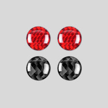 JDMuscle [22 - 26 WRX] P&S Series Carbon Fiber Infotainment Volume/Tune Buttons Covers 2 PC | Black Carbon Fiber/ Red Carbon Fiber - JDMuscleTrim KitsJDM-WRX22-136BBlack Carbon FIiber