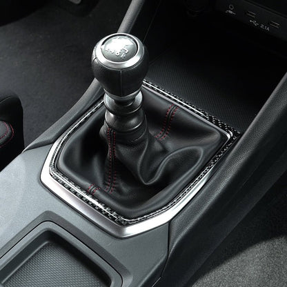 JDMuscle [22 - 26 WRX] P&S Series Carbon Fiber MT Shifter Trim | Black Carbon Fiber/ Red Carbon Fiber - JDMuscleTrim KitsJDM-WRX22-106BBlack Carbon FIiber