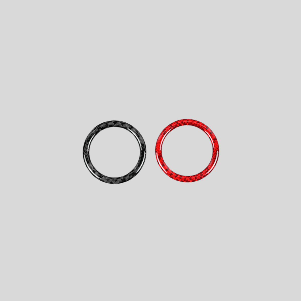 JDMuscle [22 - 26 WRX] P&S Series Carbon Fiber Trip Reset Button Frame Cover 1 PC | Black Carbon Fiber/ Red Carbon Fiber - JDMuscleTrim KitsJDM-WRX22-135BBlack Carbon FIiber