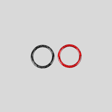 JDMuscle [22 - 26 WRX] P&S Series Carbon Fiber Trip Reset Button Frame Cover 1 PC | Black Carbon Fiber/ Red Carbon Fiber - JDMuscleTrim KitsJDM-WRX22-135BBlack Carbon FIiber