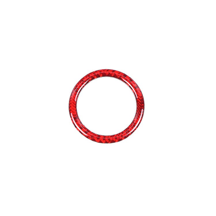 JDMuscle [22 - 26 WRX] P&S Series Carbon Fiber Trip Reset Button Frame Cover 1 PC | Black Carbon Fiber/ Red Carbon Fiber - JDMuscleTrim KitsJDM-WRX22-135RRed Carbon Fiber