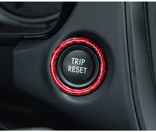 JDMuscle [22 - 26 WRX] P&S Series Carbon Fiber Trip Reset Button Frame Cover 1 PC | Black Carbon Fiber/ Red Carbon Fiber - JDMuscleTrim KitsJDM-WRX22-135BBlack Carbon FIiber