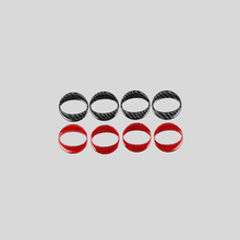 JDMuscle [22 - 26 WRX] P&S Series Carbon Fiber Wheel Center Cap Covers 4 PC | Black Carbon Fiber/ Red Carbon Fiber - JDMuscleTrim KitsJDM-WRX22-130BBlack Carbon FIiber