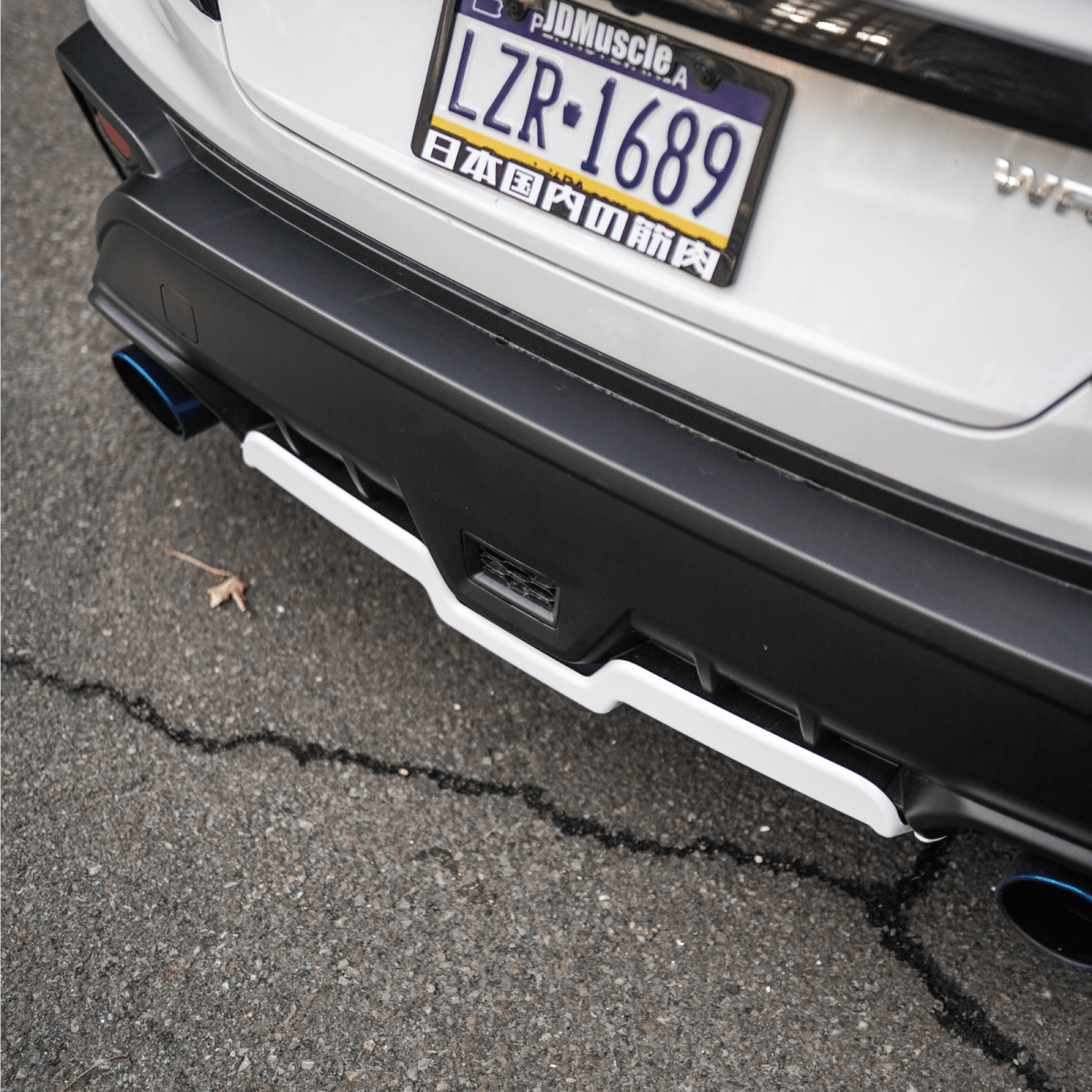 JDMuscle [22-26 WRX] Rear Diffuser V1 | Paint Matched / Gloss Black / Cherry Red - Return