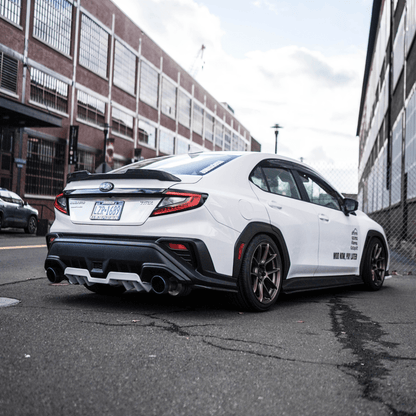 JDMuscle [22-26 WRX] Rear Diffuser V1 | Paint Matched / Gloss Black / Cherry Red - Return