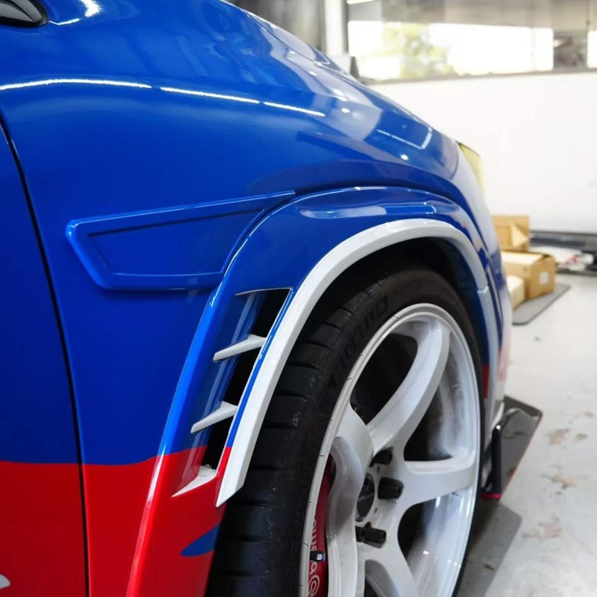 JDMuscle [22 - 26 WRX] S210 Paint Matched Add - Ons - JDMuscleFendersJDM-WRX22-FF-S210K7XWorld Rally Blue Pearl - K7X