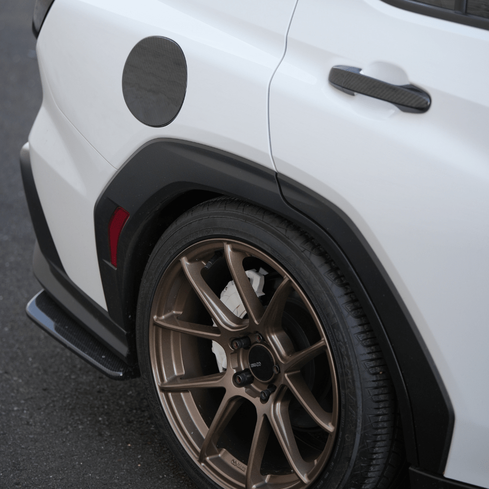JDMuscle [22 - 26 WRX] Spec STI Carbon Fiber Rear Spats - JDMuscleRear LipsJDM-WRX22-RS-OECF