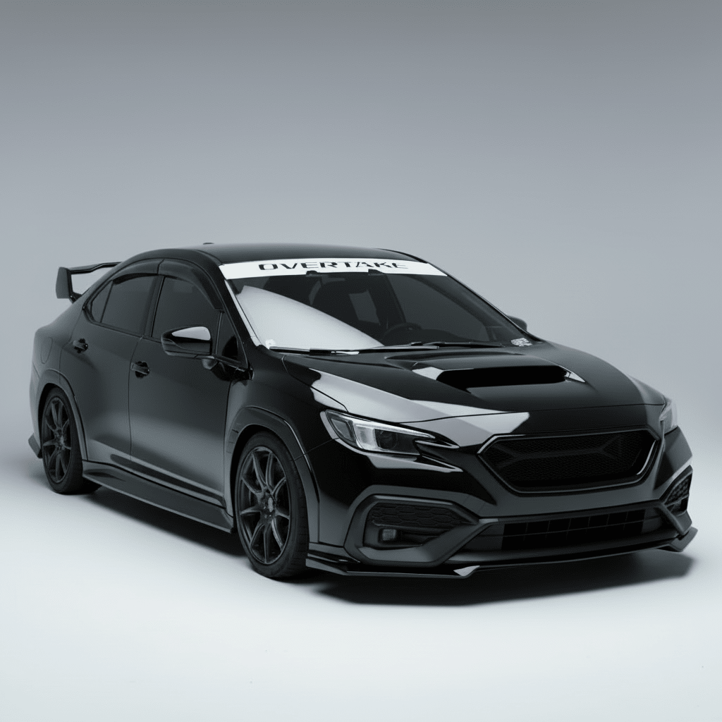 JDMuscle [22 - 26 WRX] Spec STI Front Lip | Paint Matched or ABS - JDMuscleFront LipsJDM-WRX22-FL-OE.D4SCrystal Black Silica (D4S)