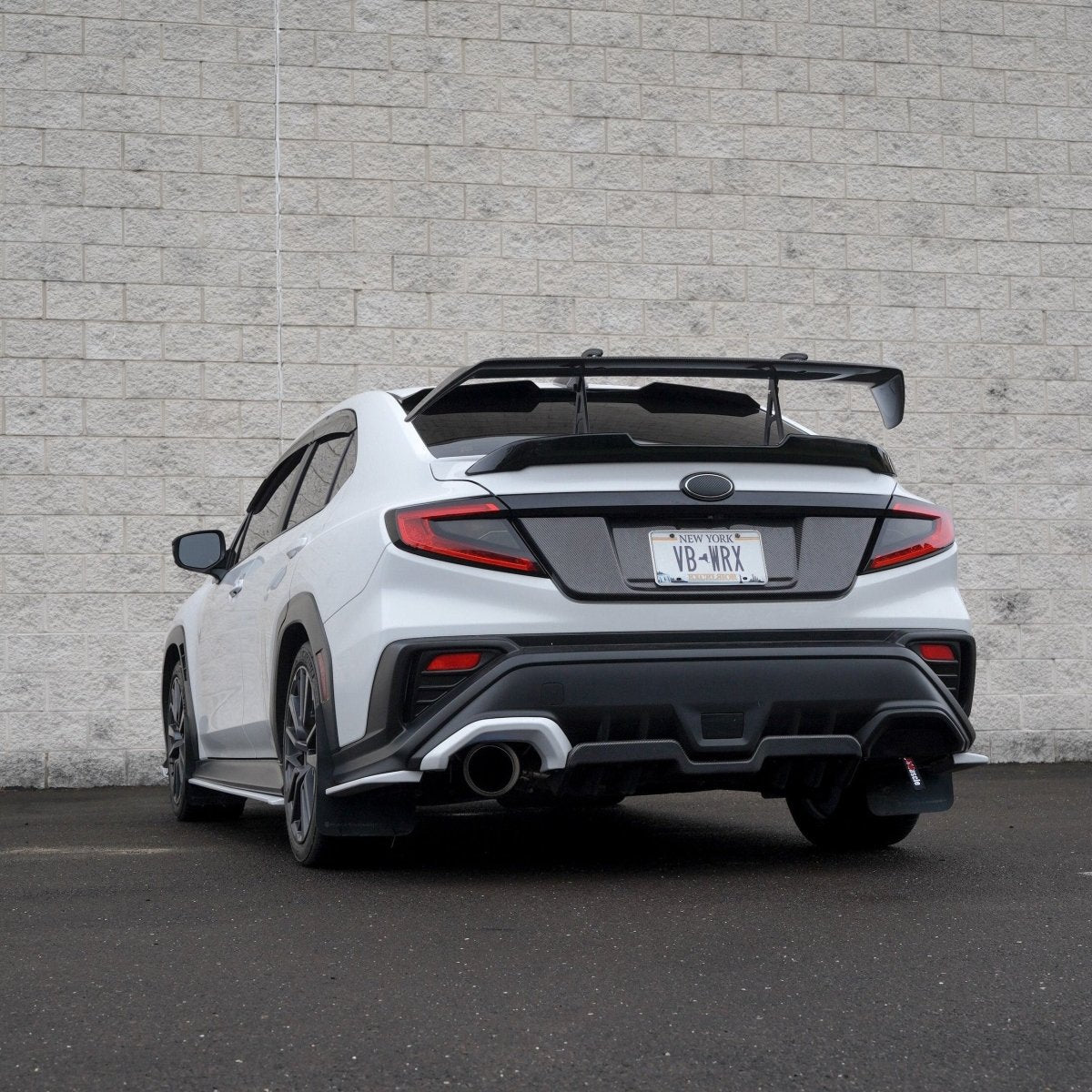 JDMuscle [22 - 26 WRX] STI Style Swan Neck Spoiler Paint Matched / Carbon Fiber - JDMuscleSpoilers and WingsJDM-WRX22-SP-VBSSTID4SCrystal Black Silica D4S (Gloss Black w/ Pearl)