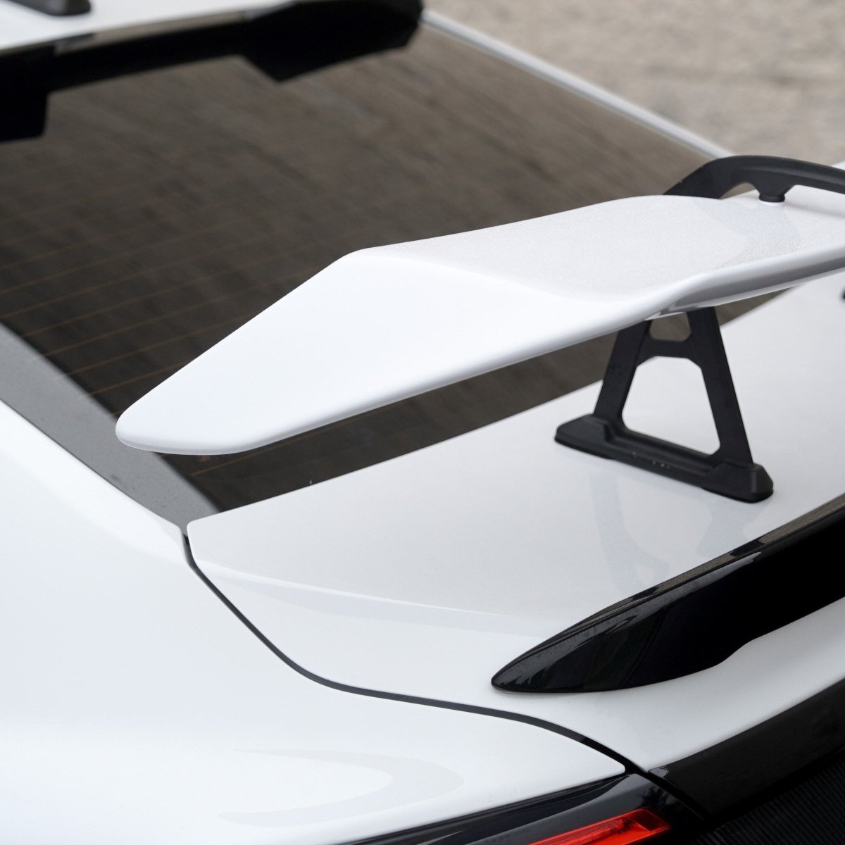 JDMuscle [22 - 26 WRX] STI Style Swan Neck Spoiler Paint Matched / Carbon Fiber - JDMuscleSpoilers and WingsJDM-WRX22-SP-VBSSTID4SCrystal Black Silica D4S (Gloss Black w/ Pearl)