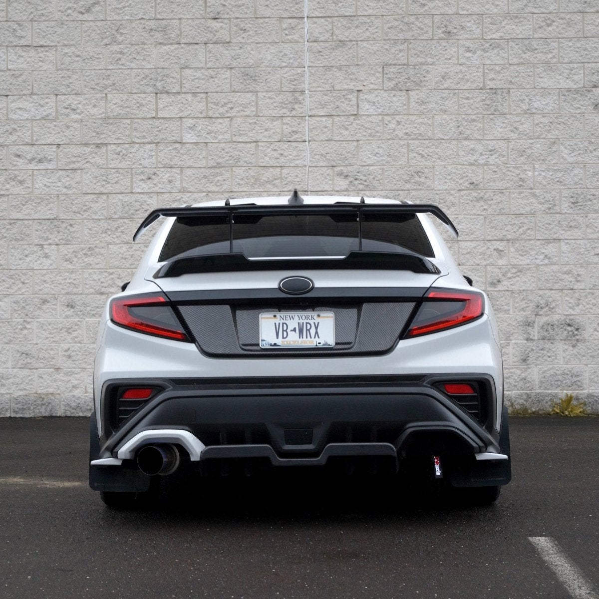 JDMuscle [22 - 26 WRX] STI Style Swan Neck Spoiler Paint Matched / Carbon Fiber - JDMuscleSpoilers and WingsJDM-WRX22-SP-VBSSTID4SCrystal Black Silica D4S (Gloss Black w/ Pearl)