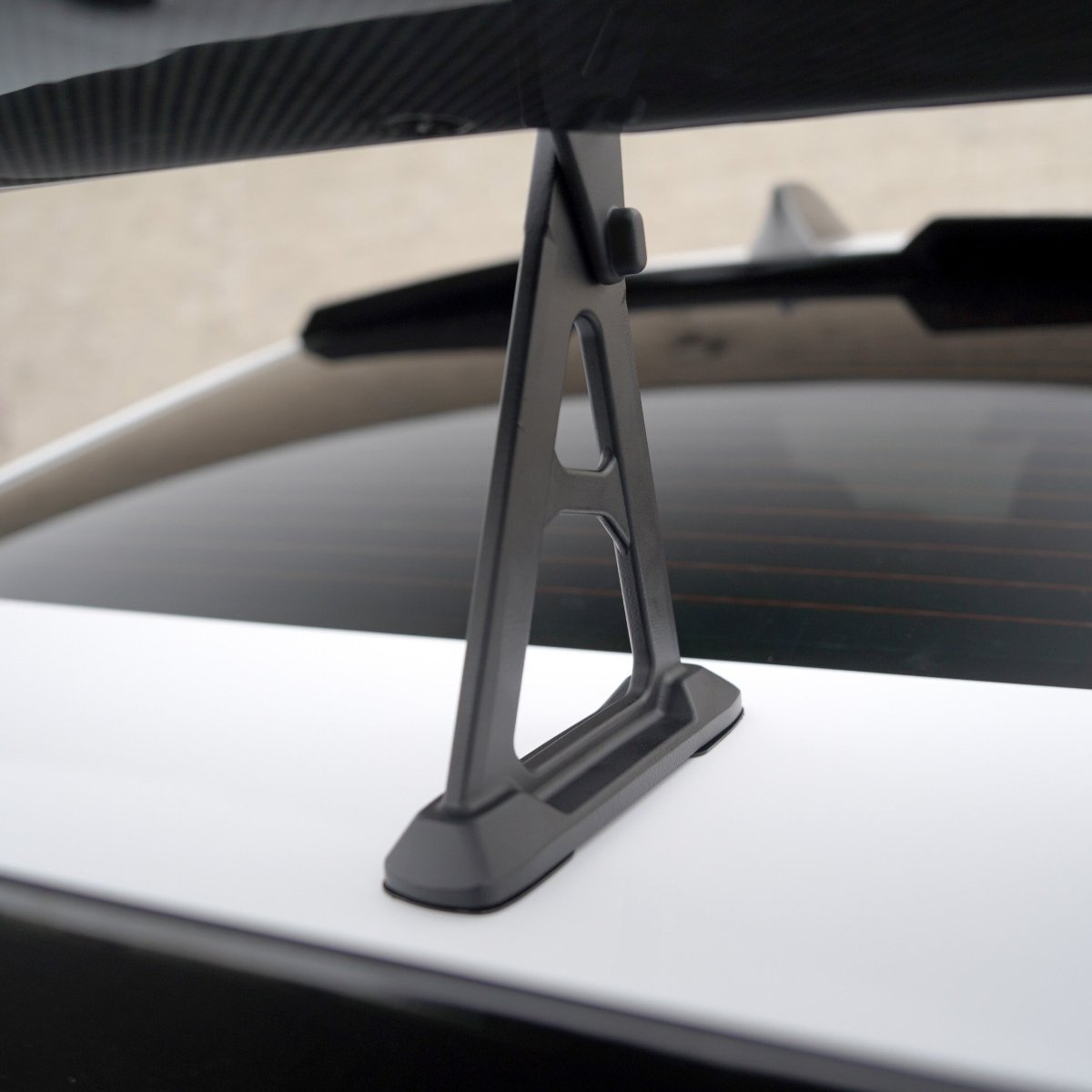 JDMuscle [22 - 26 WRX] STI Style Swan Neck Spoiler Paint Matched / Carbon Fiber - JDMuscleSpoilers and WingsJDM-WRX22-SP-VBSSTID4SCrystal Black Silica D4S (Gloss Black w/ Pearl)