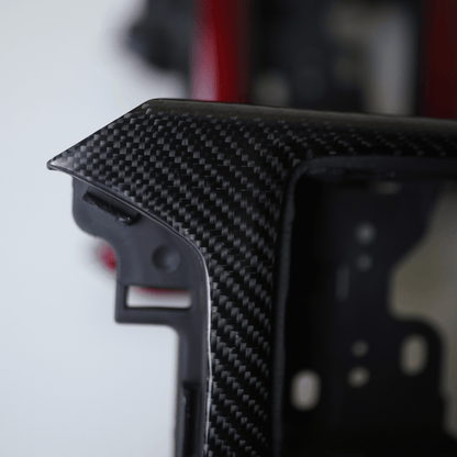 JDMuscle [22 - 26 WRX] Tanso Carbon Fiber Cup Holder Replacement | 2x2/honeycomb/forged - JDMuscleTrim KitsJDM-WRX22-CUP-RRCF2x2 Red Carbon Fiber