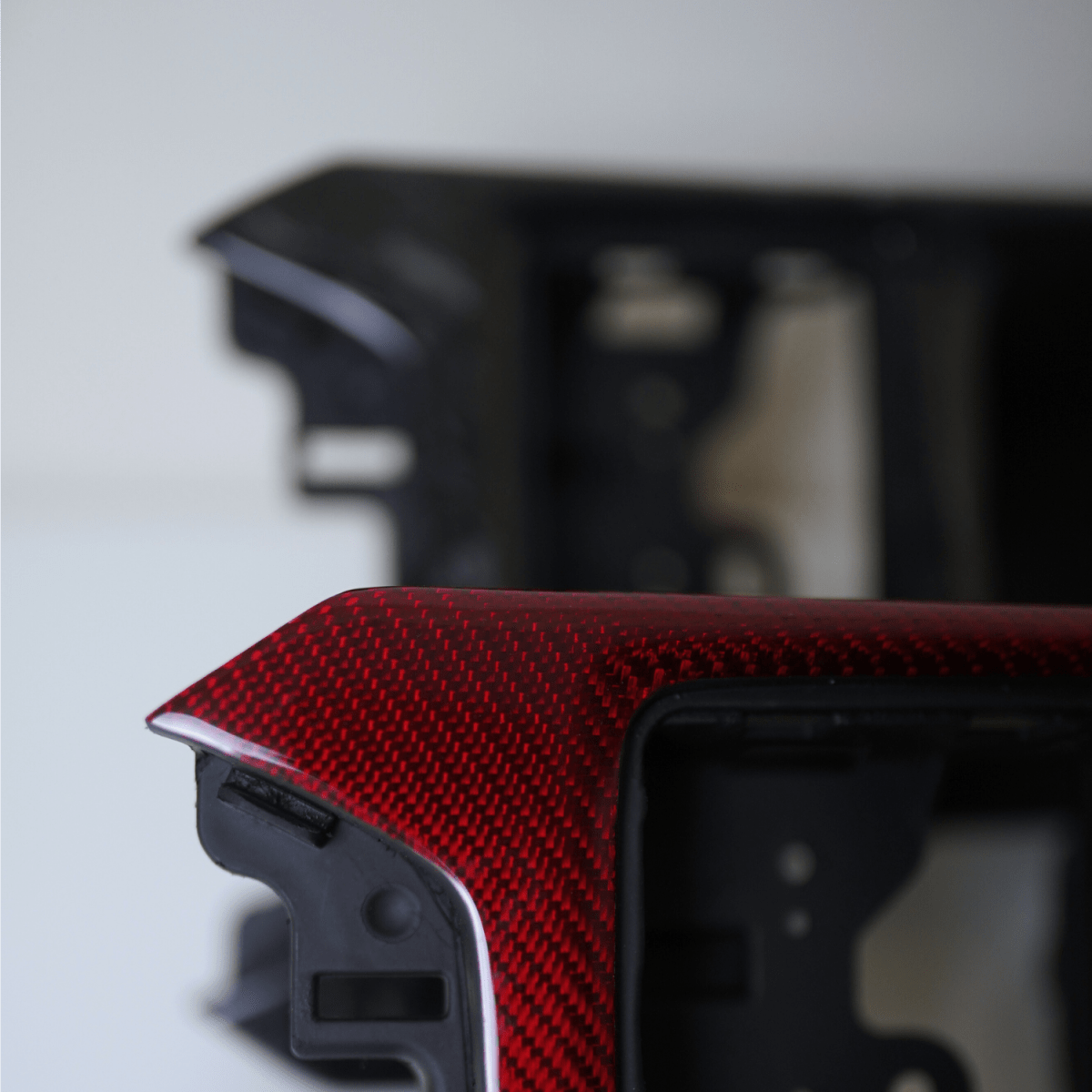 JDMuscle [22 - 26 WRX] Tanso Carbon Fiber Cup Holder Replacement | 2x2/honeycomb/forged - JDMuscleTrim KitsJDM-WRX22-CUP-RRCF2x2 Red Carbon Fiber