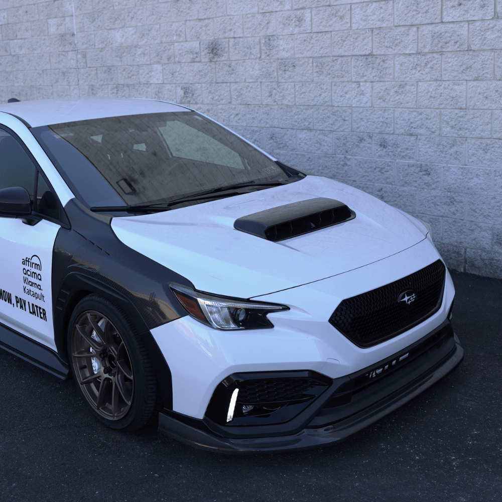 JDMuscle [22 - 26 WRX] Tanso Carbon Fiber GC8 Style Hood Scoop - JDMuscleHood Scoops / VentsJDM-WRX22-DR22CF2x2 Twill Regular