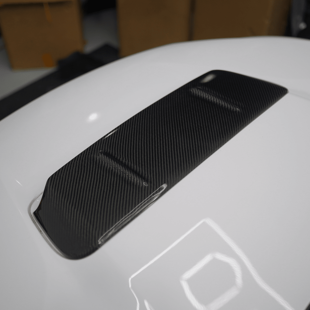 JDMuscle [22 - 26 WRX] Tanso Carbon Fiber Hood Scoop Cover V1 - JDMuscleHood Scoops / VentsJDM-WRX22-HSC1