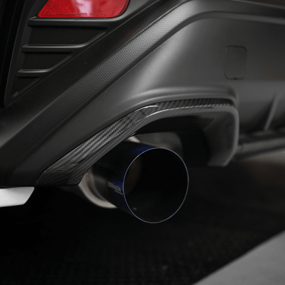 JDMuscle [22 - 26 WRX] Tanso Pre - preg Carbon Fiber Exhaust Finisher Trim Covers w/ Gloss Finish - JDMuscleExterior GarnishesJDM-WRX22-EXSCF