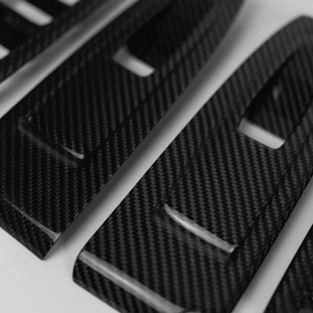 JDMuscle [22 - 26 WRX] Tanso Pre - preg Carbon Fiber Window Switch Cover with Gloss Finish - JDMuscleTrim KitsJDM-WRX22-535CF