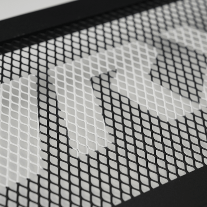 JDMuscle [22-26 WRX, 19+ Ascent, 20+ Outback, 20+ Legacy] Top Mount Intercooler Mesh Guard with WRX/STI Logo-Red/White - Return