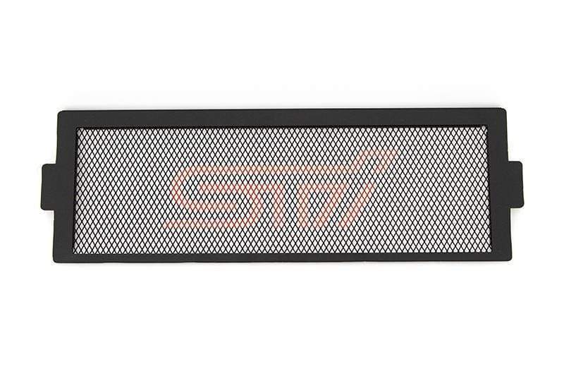 JDMuscle [22-26 WRX, 19+ Ascent, 20+ Outback, 20+ Legacy] Top Mount Intercooler Mesh Guard with WRX/STI Logo-Red/White - Return