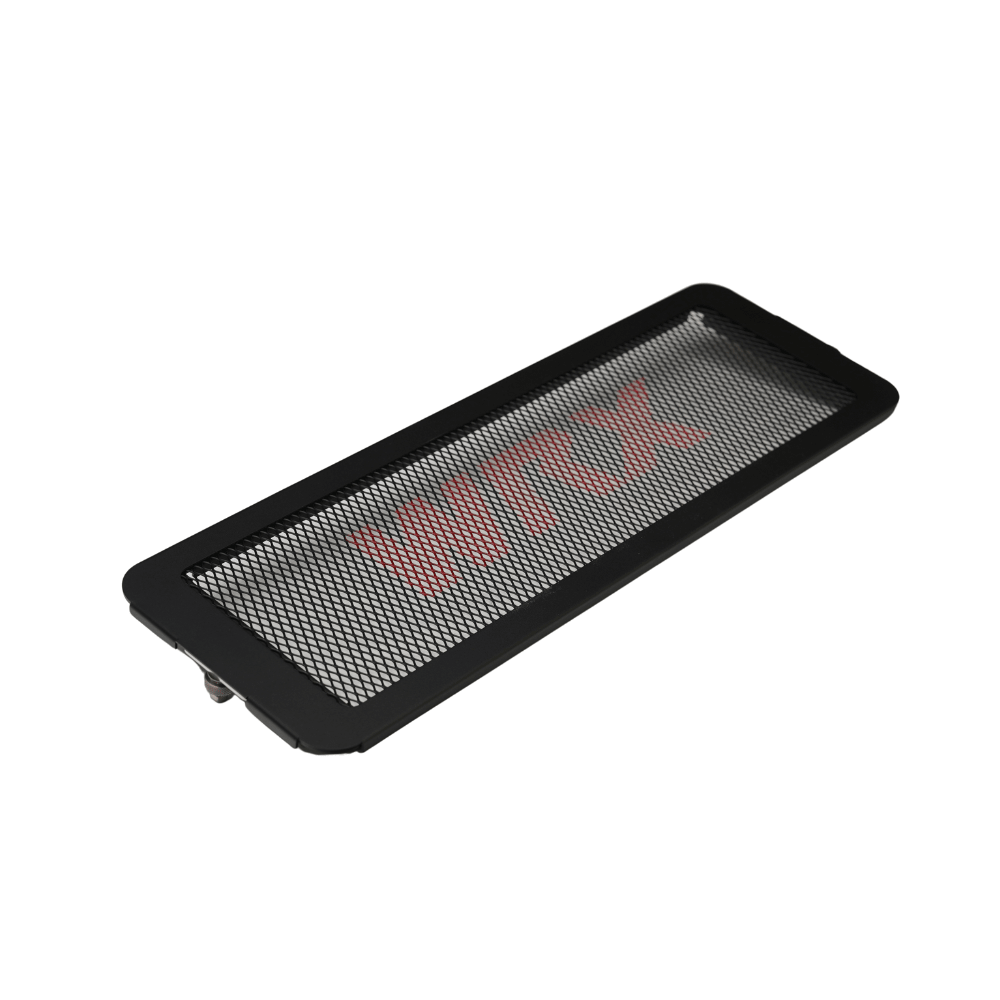 JDMuscle [22 - 26 WRX] Top Mount Intercooler Mesh Guard with WRX/STI Logo - Red/White - JDMuscleIntercooler ShroudsJDM-WRX22-TMIG.1WRXBlackRed