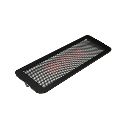 JDMuscle [22 - 26 WRX] Top Mount Intercooler Mesh Guard with WRX/STI Logo - Red/White - JDMuscleIntercooler ShroudsJDM-WRX22-TMIG.1WRXBlackRed