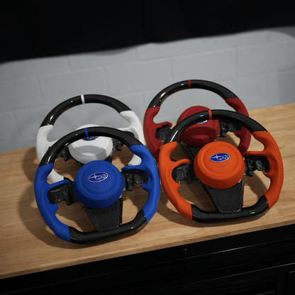 JDMuscle [22 - 26 WRX] Ultimate Series Steering Wheel compatible w/ MT & CVT - JDMuscleSteering WheelsJDM-WRX22-STR-ULTBLUBlue