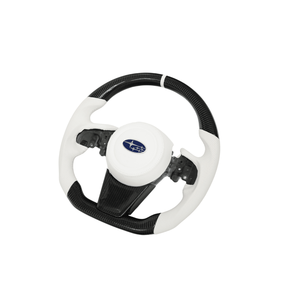 JDMuscle [22 - 26 WRX] Ultimate Series Steering Wheel compatible w/ MT & CVT - JDMuscleSteering WheelsJDM-WRX22-STR-ULTWHIWhite