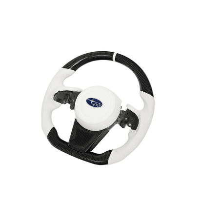 JDMuscle [22 - 26 WRX] Ultimate Series Steering Wheel compatible w/ MT & CVT - JDMuscleSteering WheelsJDM-WRX22-STR-ULTWHIWhite
