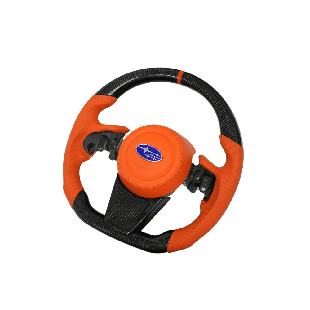 JDMuscle [22 - 26 WRX] Ultimate Series Steering Wheel compatible w/ MT & CVT - JDMuscleSteering WheelsJDM-WRX22-STR-ULTORGOrange