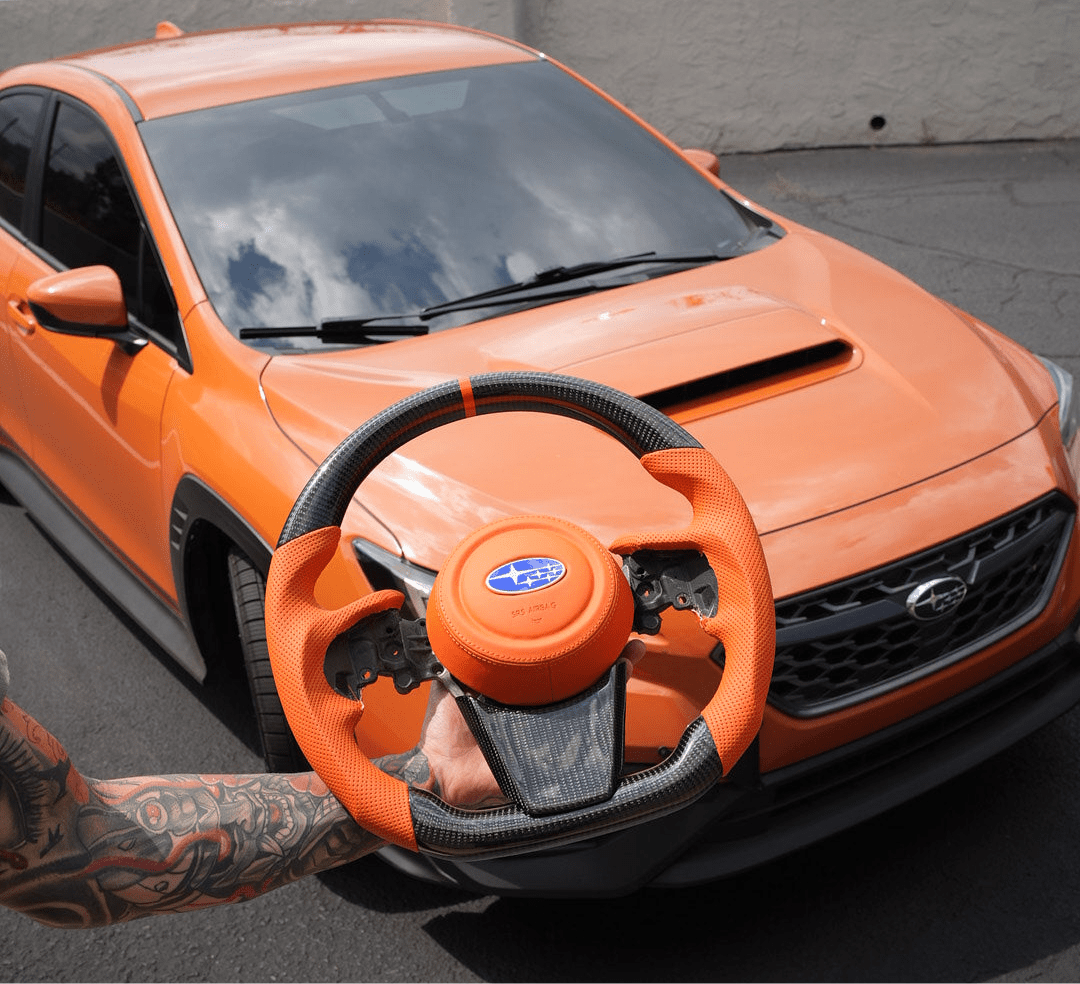 JDMuscle [22 - 26 WRX] Ultimate Series Steering Wheel compatible w/ MT & CVT - JDMuscleSteering WheelsJDM-WRX22-STR-ULTBLUBlue