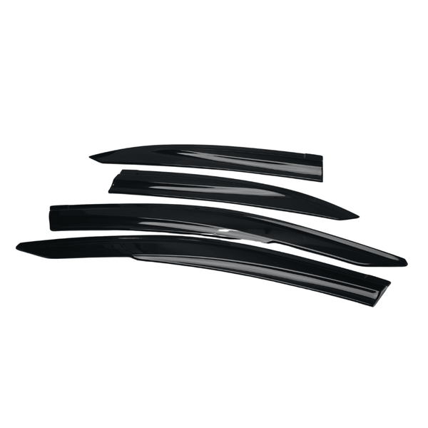 JDMuscle [22-26 WRX] V1 Rain Guards / Window Visors-Acrylic/Carbon Fib