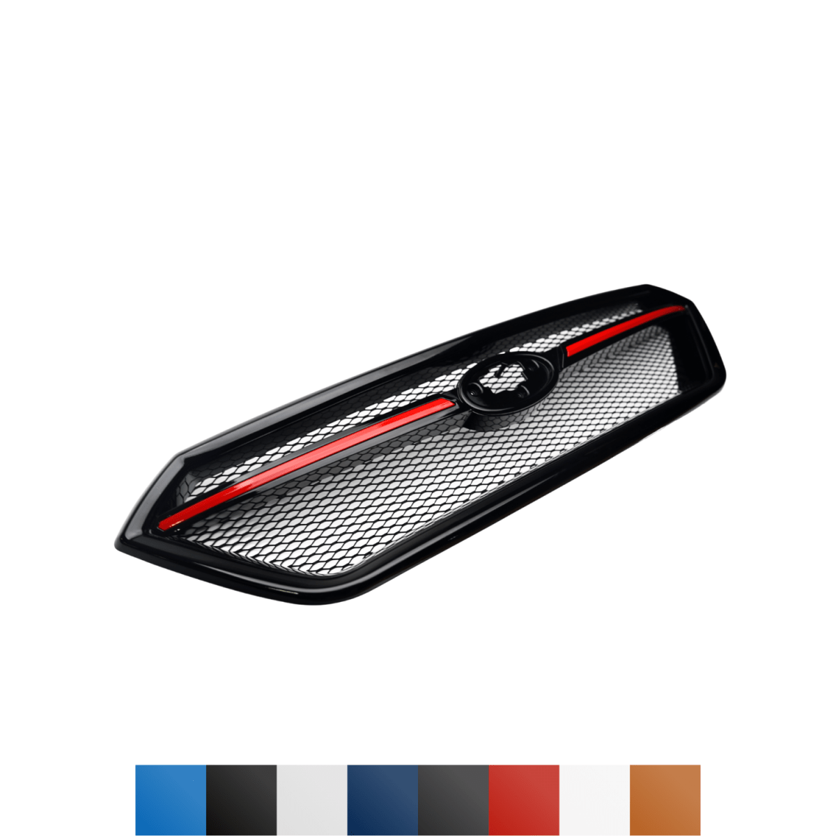 JDMuscle [22-26 WRX] V2 Front Bumper Grille-Paint Matched/Gloss Black *Special Order* - Return