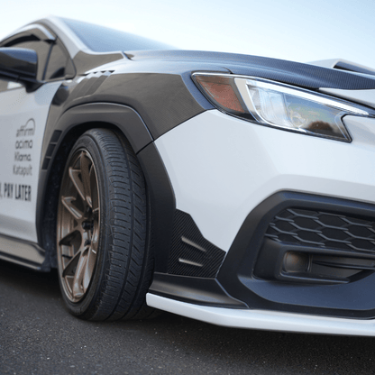 JDMuscle [22 - 26 WRX] V3 Carbon Fiber Canards - JDMuscleCanardsJDM-WRX22-CAN3CF