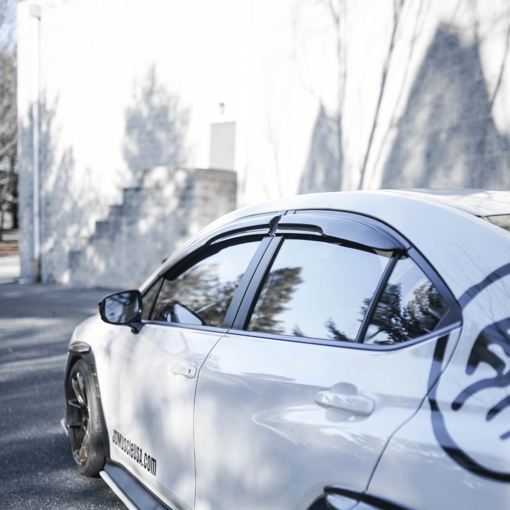 JDMuscle [22-26 WRX] V3 Rain Guards / Window Visors - Return