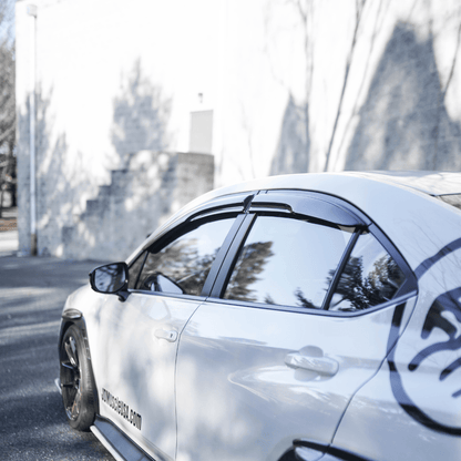 JDMuscle [22-26 WRX] V3 Rain Guards / Window Visors - Return