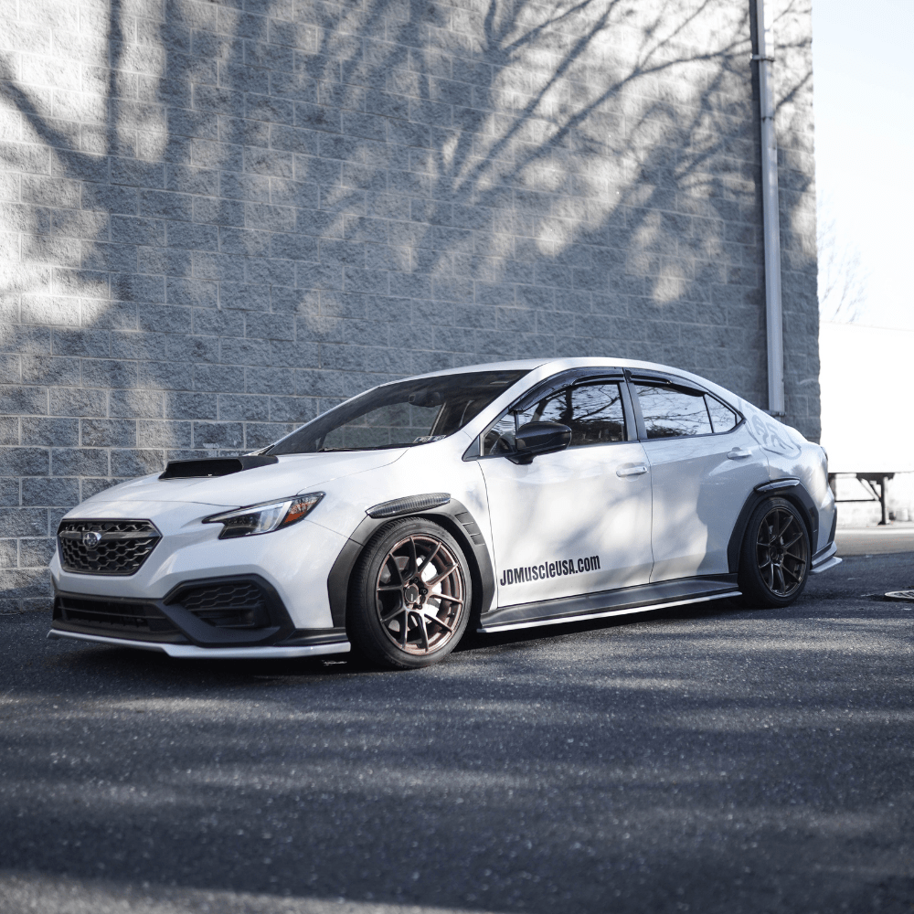 JDMuscle [22-26 WRX] V3 Rain Guards / Window Visors - Return