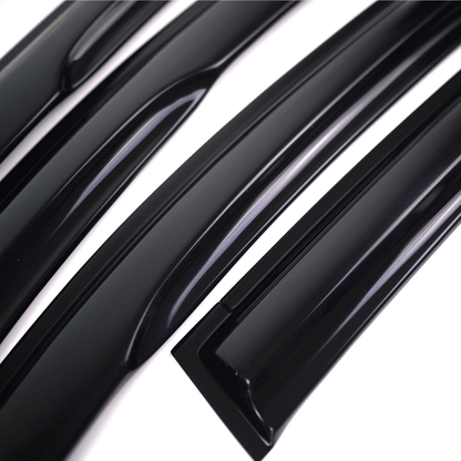 JDMuscle [22-26 WRX] V3 Rain Guards / Window Visors - Return