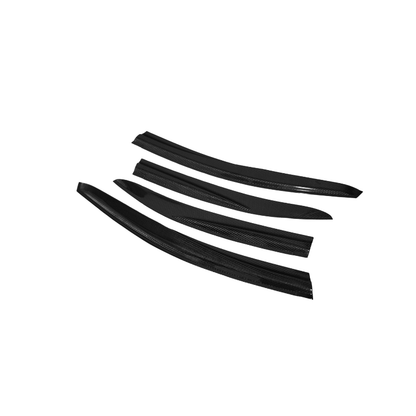 JDMuscle [22 - 26 WRX] V4 Rain Guards / Window Visor - Plastic/Carbon - JDMuscleRain GuardsJDM-WRX22-RG4CFCarbon Fiber