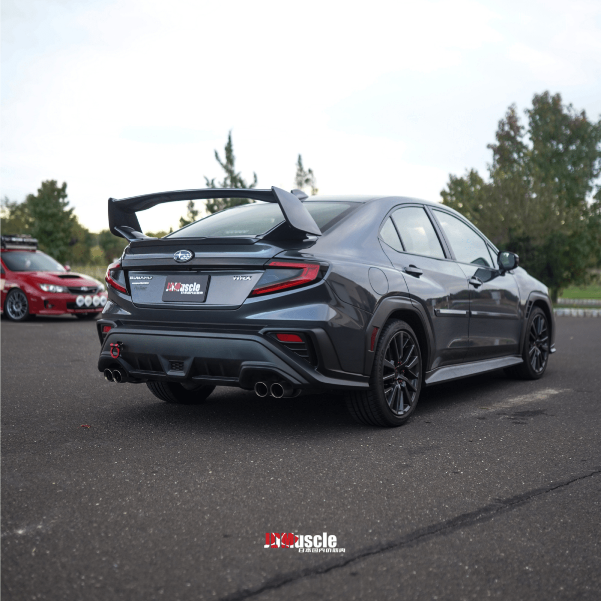 JDMuscle [22 - 26 WRX] VA STI Style 5 - Piece Spoiler - Paint Matched/Gloss Black/ABS *Final Edition - JDMuscleSpoilers and WingsJDM-WRX22-TS2K7XWR Blue Pearl K7X